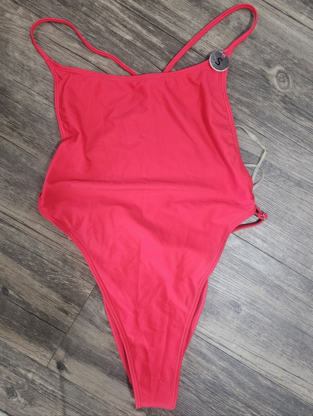 Forever 21 Red One-Piece Swimsuit Size Small NWT